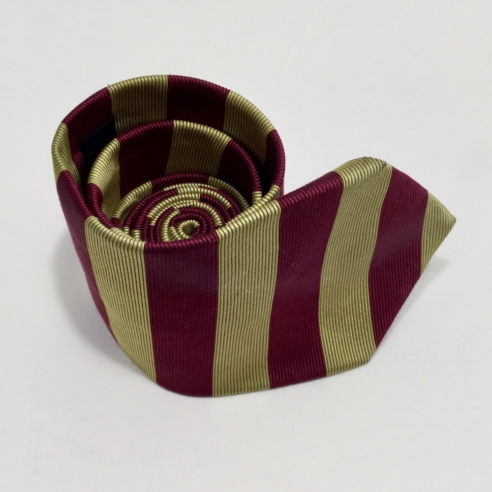 Brooks Brothers’s Men’s Tie Gold & Maroon necktie